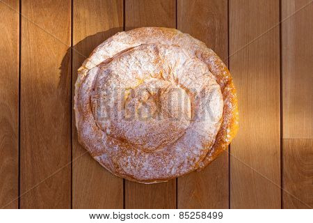 Ensaimada typical from Mallorca Majorca bakery in balearic islands
