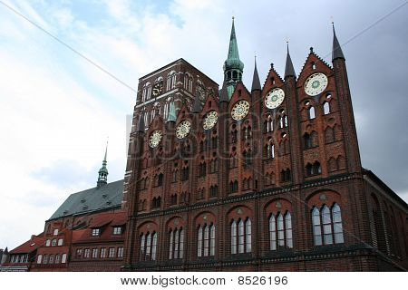 Stralsund i Tyskland