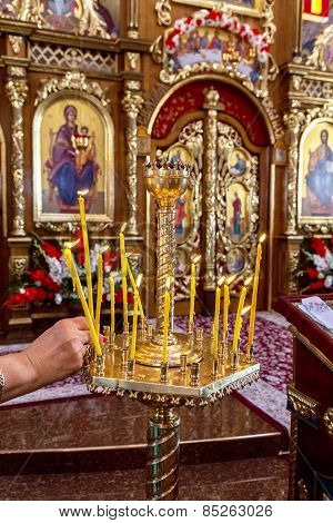 Odessa, Ukraine - September 13: Celebration Of The Orthodox Christian Religious Holiday Icons Of The