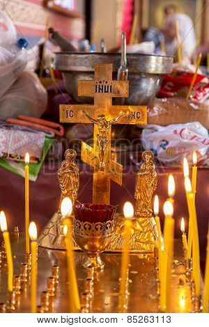 Odessa, Ukraine - September 13: Celebration Of The Orthodox Christian Religious Holiday Icons Of The