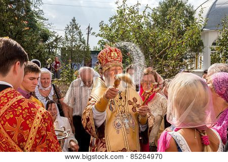 Odessa, Ukraine - September 13: Celebration Of The Orthodox Christian Religious Holiday Icons Of The