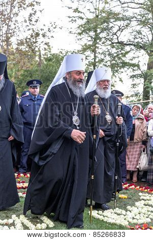 Odessa, Ukraine - September 29: First Visit Of The Rector Of The Ukrainian Orthodox Church Onufry, M
