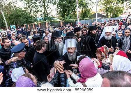 Odessa, Ukraine - September 29: First Visit Of The Rector Of The Ukrainian Orthodox Church Onufry, M