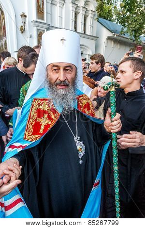 Odessa, Ukraine - September 29: First Visit Of The Rector Of The Ukrainian Orthodox Church Onufry, M