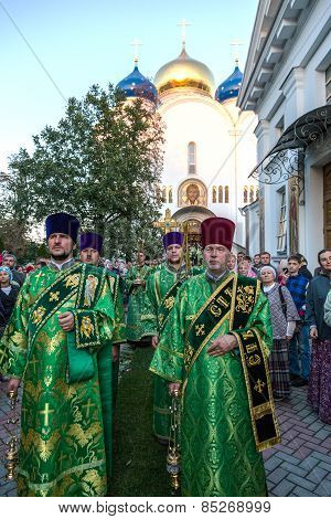 Odessa, Ukraine - September 29: First Visit Of The Rector Of The Ukrainian Orthodox Church Onufry, M