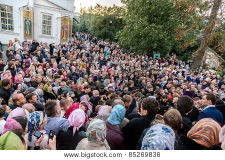 Odessa, Ukraine - September 29: First Visit Of The Rector Of The Ukrainian Orthodox Church Onufry, M
