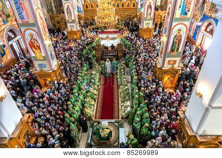 Odessa, Ukraine - September 29: First Visit Of The Rector Of The Ukrainian Orthodox Church Onufry, M