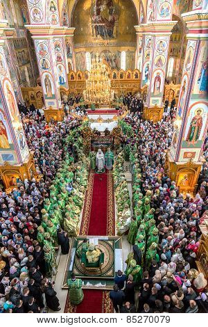 Odessa, Ukraine - September 29: First Visit Of The Rector Of The Ukrainian Orthodox Church Onufry, M