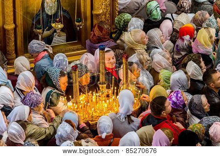 Odessa, Ukraine - September 29: First Visit Of The Rector Of The Ukrainian Orthodox Church Onufry, M