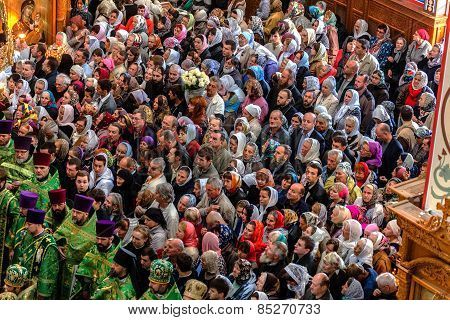 Odessa, Ukraine - September 29: First Visit Of The Rector Of The Ukrainian Orthodox Church Onufry, M