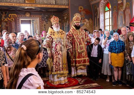 Odessa, Ukraine - September 13: Celebration Of The Orthodox Christian Religious Holiday Icons Of The