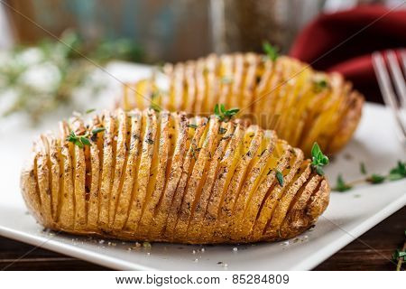 Hasselback potatoes