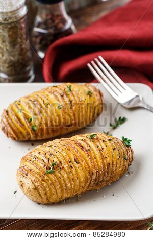 Hasselback potatoes