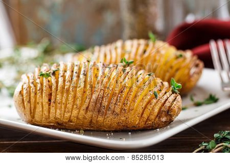 Hasselback potatoes