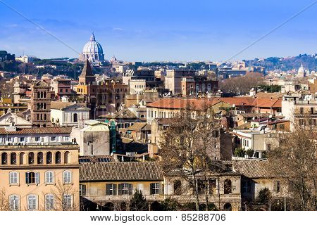 Cityscape Of Rome