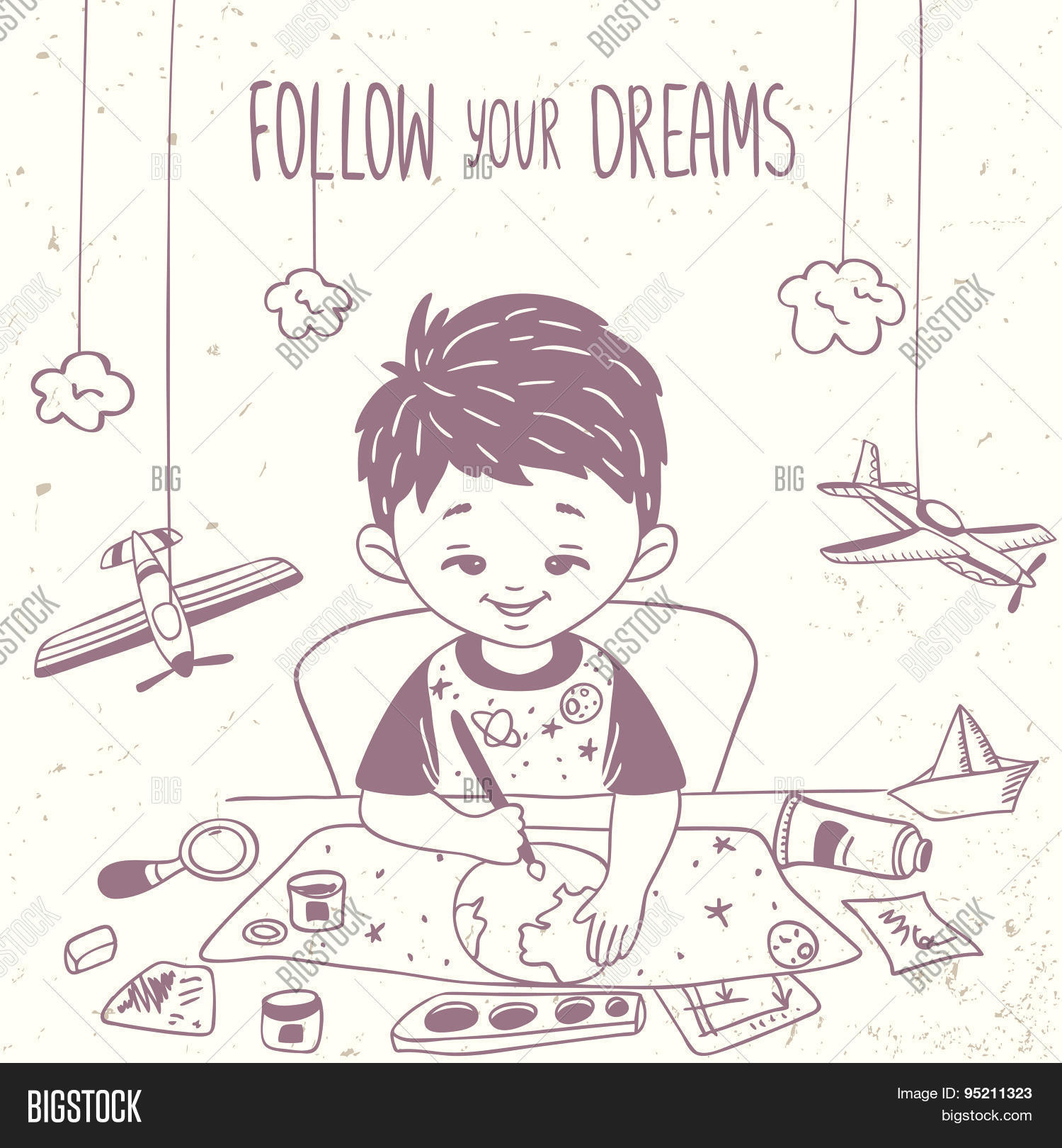 Baby Boy Silhouette Vector & Photo (Free Trial) | Bigstock