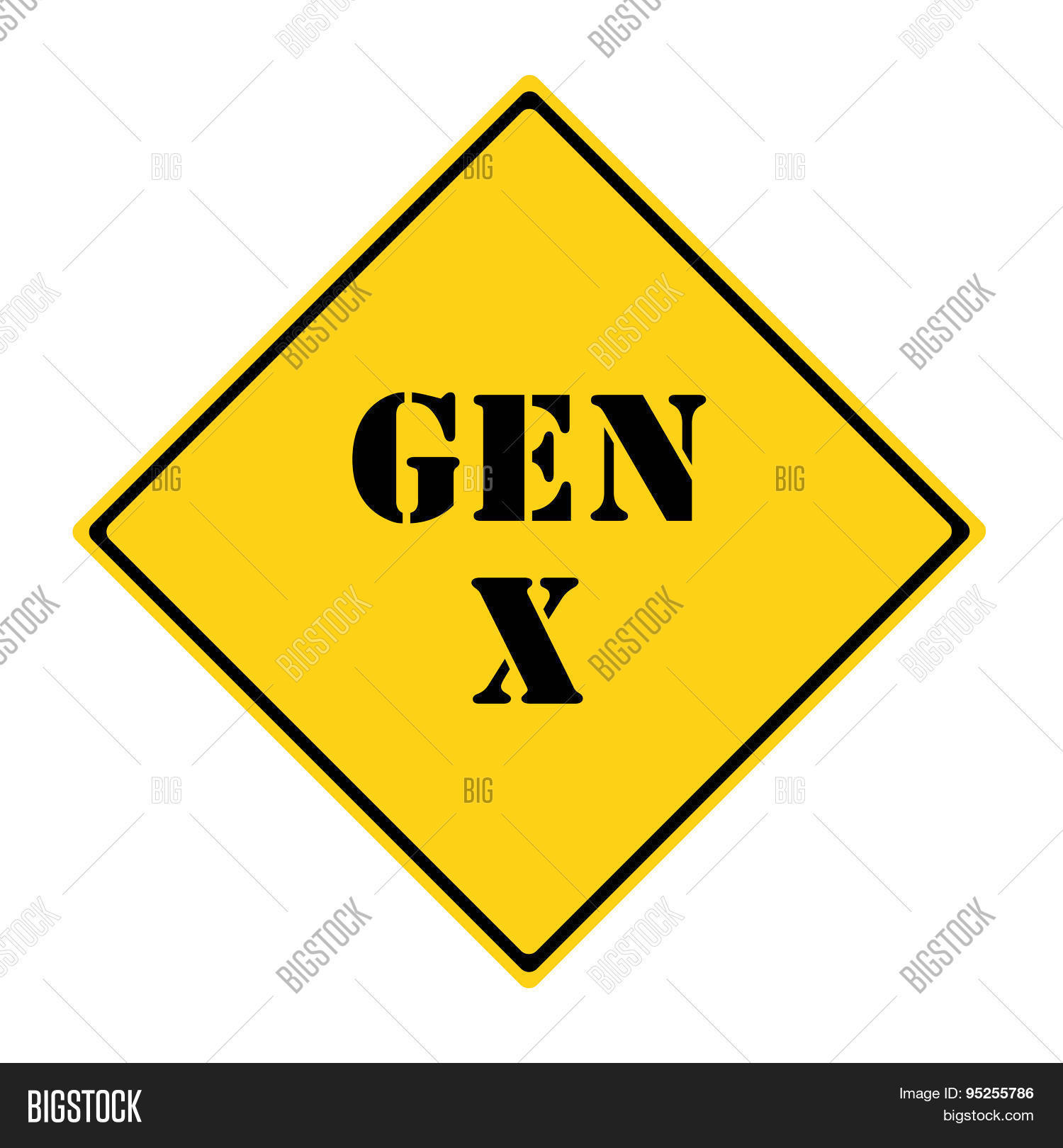 Gen X Sign Image & Photo (Free Trial) Bigstock