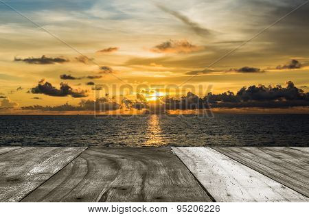 Sea And Sunset