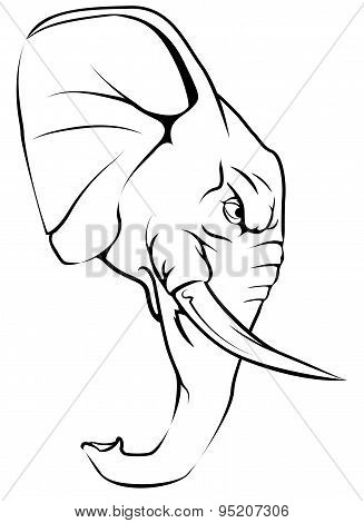 Elephant Mascot Character