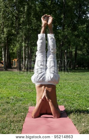 Supported Shoulderstand Yoga Asana