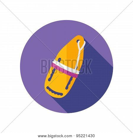 Torpedo Rescue Lifeguard Buoy Flat Icon