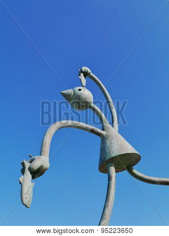 Bronze sculpture in Scheveningen