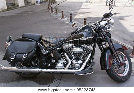 Harley Davidson Motorcycle Full View