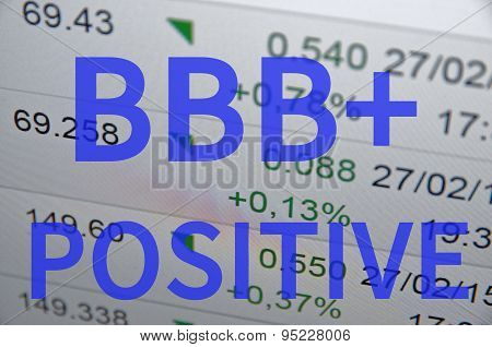 BBB+ positive