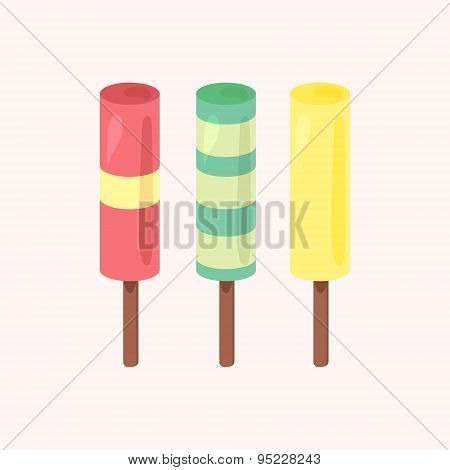 Vector Set Of Ice-creams