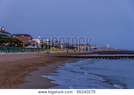 Lido di Jesolo, Adriatic sea, venetian Riviera