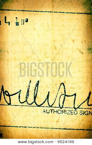 Signatur