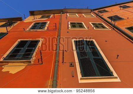 Colorful Building In Riomaggiore In Italy