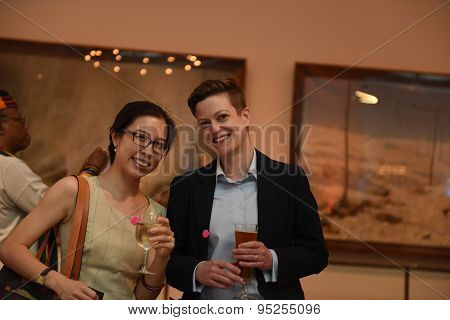 Attending Brooklyn Museum Pride reception