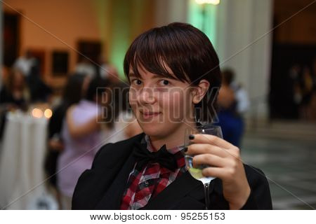 Attending Brooklyn Museum Pride reception