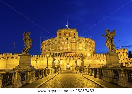 Castel Sant'angelo In Rome, Italy