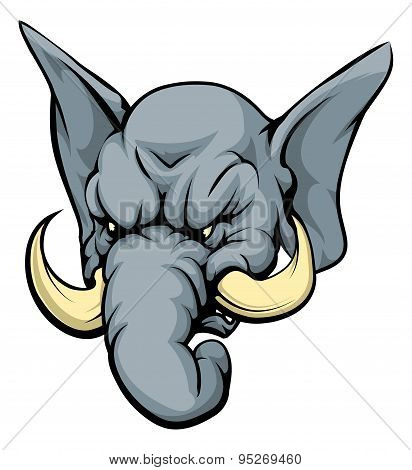 Elephant Mascot Character