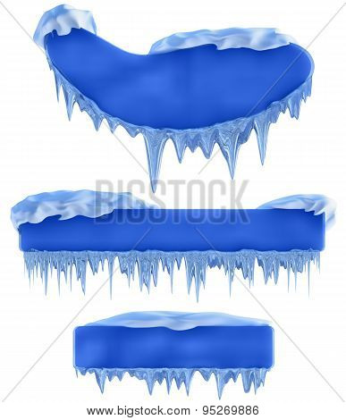 Set Of Winter Frames