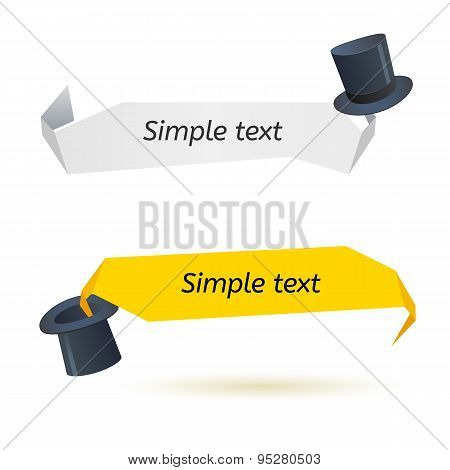 The Hat Of A Magician And Banner