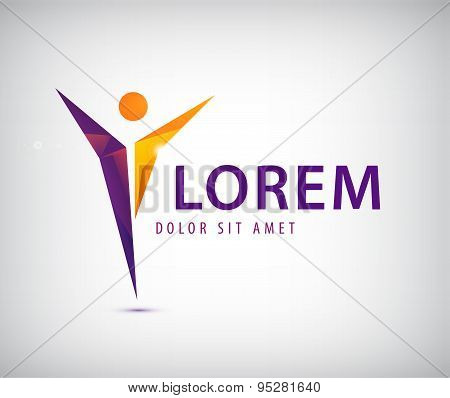 Corporate Success Health  Winner logo template. Business concept.
