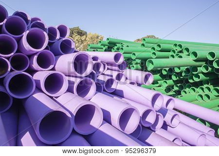 Pipes Plastic Colors