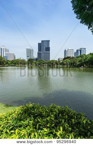 Lumphini Park In Bangkok