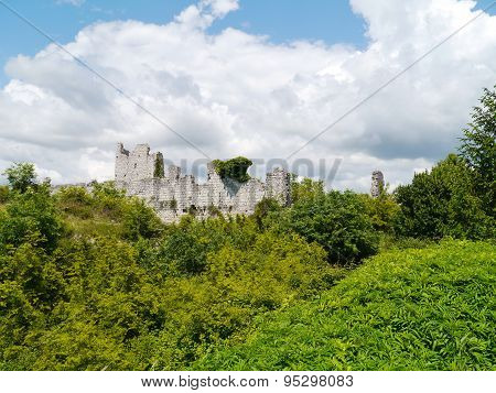 The remains of a Croatian fortress