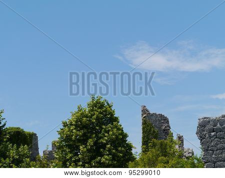 The remains of a Croatian fortress