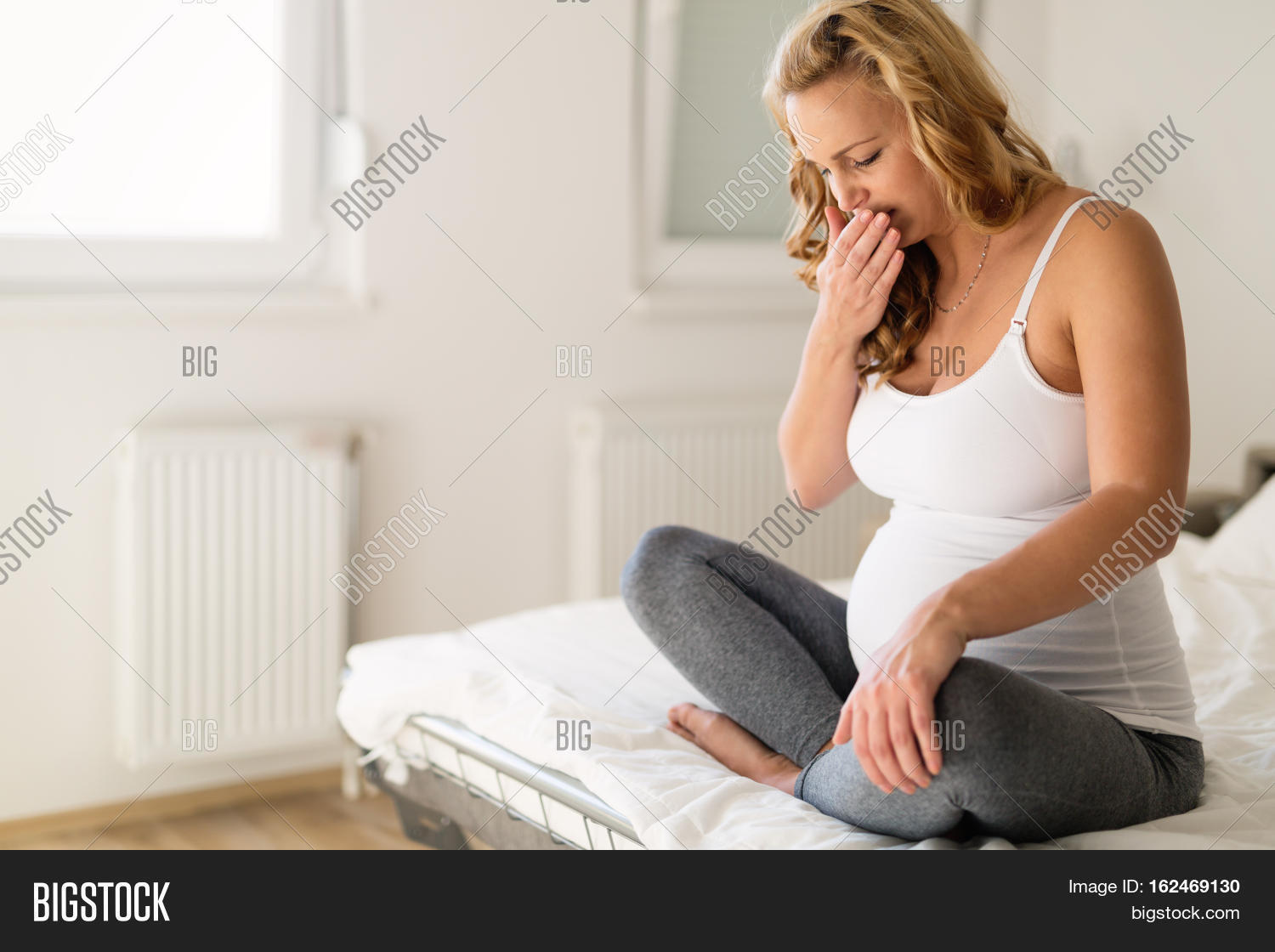 Pregnant Woman Nausea Image & Photo (Free Trial) Bigstock