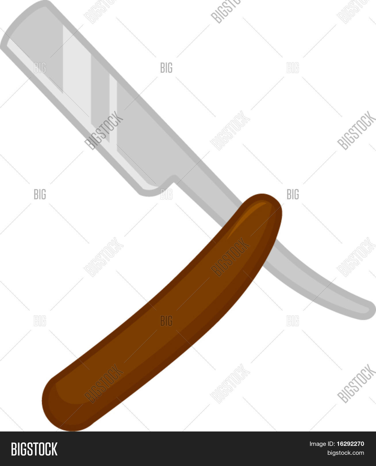 Barber Knife Shaving Vector & Photo (Free Trial) Bigstock