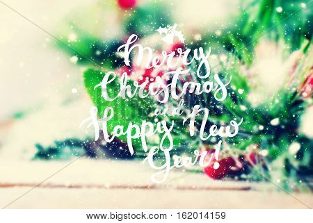 Congatulation Christmas Happy New Year Background