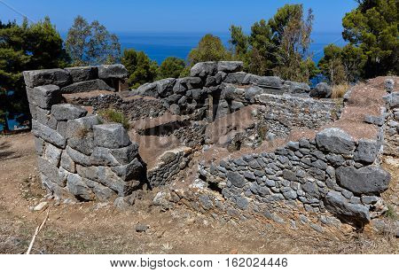 Temple Of Diana In Cefalu, Sicily, Italy