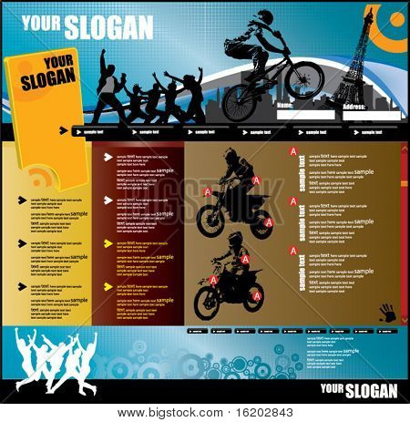 Website template