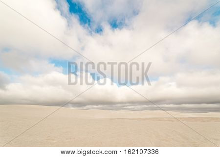 View of Lancelin Sand Dunes in Western Australia. This place for Surfing in Sand. Famous of Families enjoying. Landscape View .
