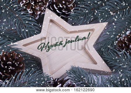 Christmas Greeting Card Joulua